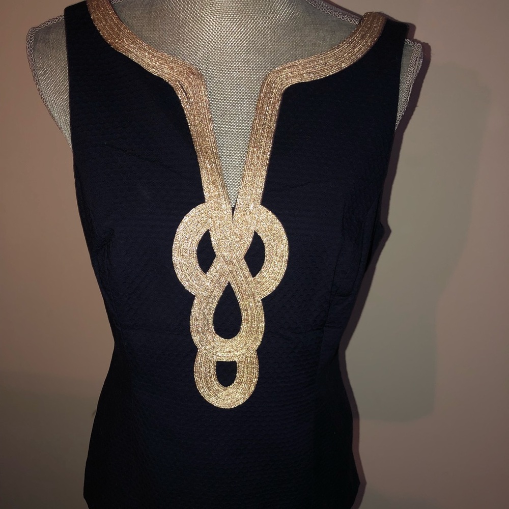 Dark blue Lilly Pulitzer top size 10